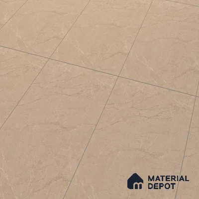 Marble Crema Marfil Wall & Floor Tile TL 07141 Taupe Beige 4 ft x 2 ft Matte Finish Vitrified Tile - 9 mm | 4 Random Designs | Suitable For Living Room, Bedroom, Kitchen