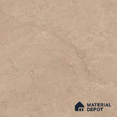 Marble Crema Marfil Wall & Floor Tile TL 07141 Taupe Beige 4 ft x 2 ft Matte Finish Vitrified Tile - 9 mm | 4 Random Designs | Suitable For Living Room, Bedroom, Kitchen