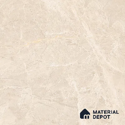 Marble Crema Marfil Wall & Floor Tile TL 07143 Sand Beige 4 ft x 2 ft Matte Finish Vitrified Tile - 9 mm | 4 Random Designs | Suitable For Living Room, Bedroom, Kitchen