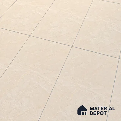 Marble Crema Marfil Wall & Floor Tile TL 07143 Sand Beige 4 ft x 2 ft Matte Finish Vitrified Tile - 9 mm | 4 Random Designs | Suitable For Living Room, Bedroom, Kitchen