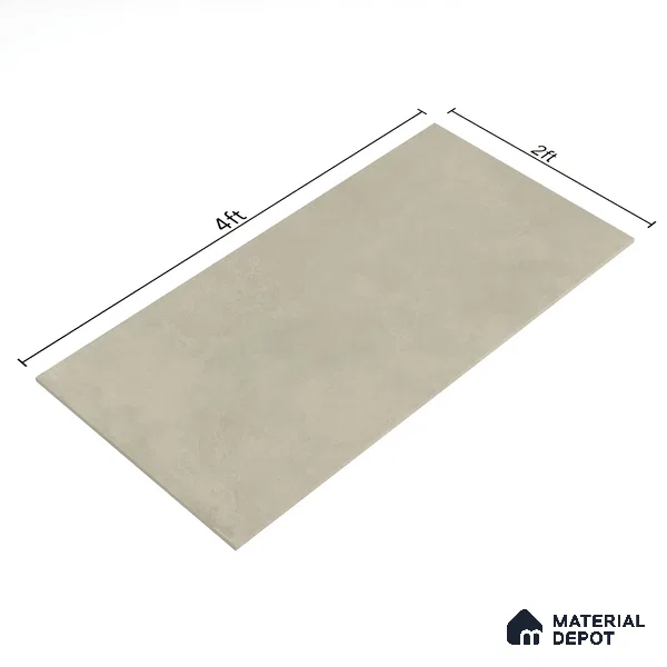 Stone Floor & Wall Tile TL 07145 Evolution Pista 4 ft x 2 ft Matte Finish Vitrified Tile - 9 mm | 4 Random Design | Suitable For living Room, Bedroom, Bathroom | Random Designs