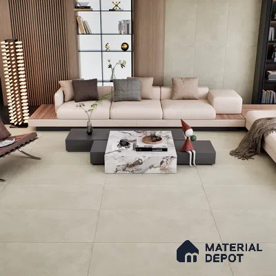 Stone Floor & Wall Tile TL 07145 Evolution Pista 4 ft x 2 ft Matte Finish Vitrified Tile - 9 mm | 4 Random Design | Suitable For living Room, Bedroom, Bathroom | Random Designs