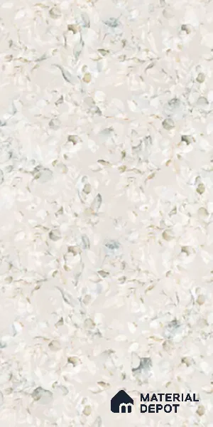 Tropical Wall Tile TL 07146 C Evolution White Decor 4 ft x 2 ft Matte Finish Vitrified Tile - 9 mm | 4 Random Design | Suitable for Bathroom, Accent/Feature Wall, Powder Room | Random Designs
