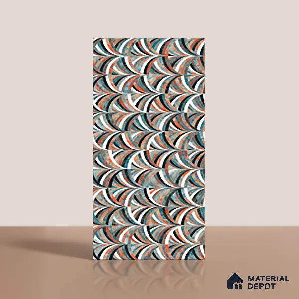 Highlighter Wall Tile TL 07146 D 4 ft x 2 ft Matte Finish GVT Vitrified Tile - 9 mm | Random Designs