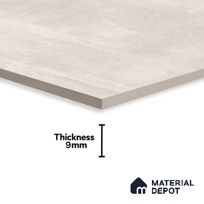 Stone Floor & Wall Tile TL 07147 Fabien Bianco 4 ft x 2 ft Matte Finish Vitrified Tile - 9 mm | 3 Random Design | Suitable For living Room, Bedroom, Bathroom | Random Designs