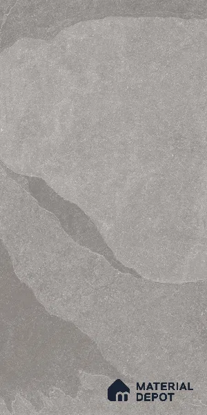 Stone Floor & Wall Tile TL 07153 Forenza Grey 4 ft x 2 ft Matte Finish Vitrified Tile - 9 mm | 4 Random Design | Suitable For living Room, Bedroom, Bathroom