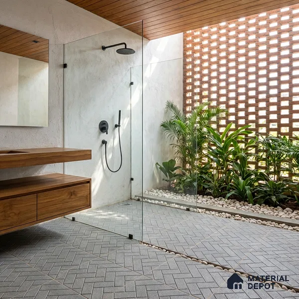 TL 07167 Stone Grey 400x400 mm Matte Finish Parking Vitrified Tile - 12 mm | Pattern Alignment May Vary | 2-3 mm Spacer is Mandatory