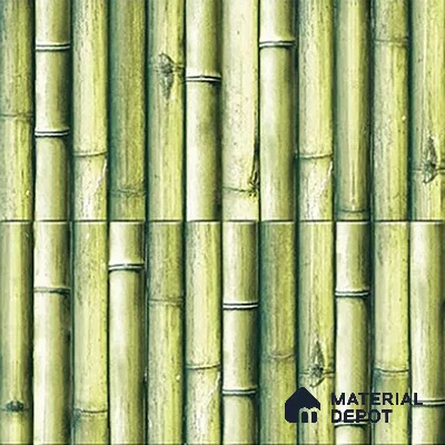 Faux Subway Wall Tile TL 07174 B Bumpy Cosmo Bamboo Teal 1 ft x 1 ft Glossy Finish Ceramic Tile - 10 mm | Please Expect a Slight Variation of Pattern