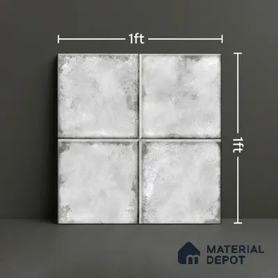 Stone Wall & Floor TL 07175 Kenzo Cosmo Albaster 1 ft x 1 ft Glossy Finish Ceramic Tile - 10 mm