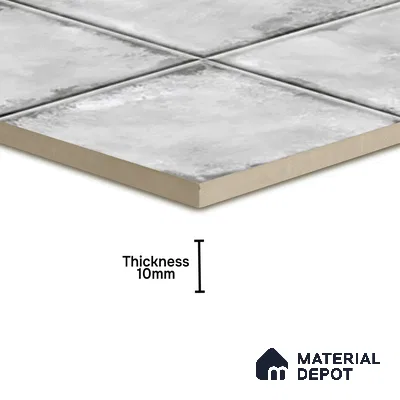 Stone Wall & Floor TL 07175 Kenzo Cosmo Albaster 1 ft x 1 ft Glossy Finish Ceramic Tile - 10 mm