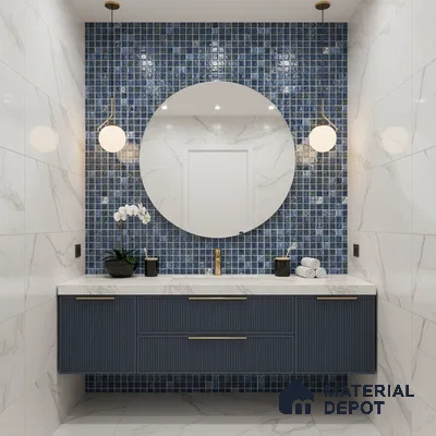 Mosaic Wall Tile TL 07180 C Penny Cosmo Duero 1 ft x 1 ft Glossy Finish Ceramic Tile - 10 mm
