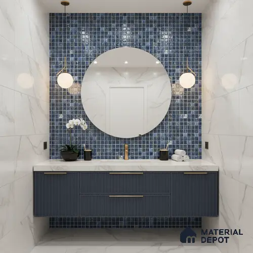 Mosaic Wall Tile TL 07180 C Penny Cosmo Duero 1 ft x 1 ft Glossy Finish Ceramic Tile - 10 mm
