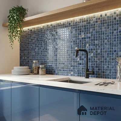 Mosaic Wall Tile TL 07180 C Penny Cosmo Duero 1 ft x 1 ft Glossy Finish Ceramic Tile - 10 mm