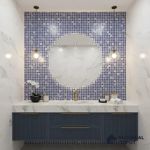 Mosaic Wall Tile TL 07180 E Penny Cosmo Syros 1 ft x 1 ft Glossy Finish Ceramic Tile - 10 mm