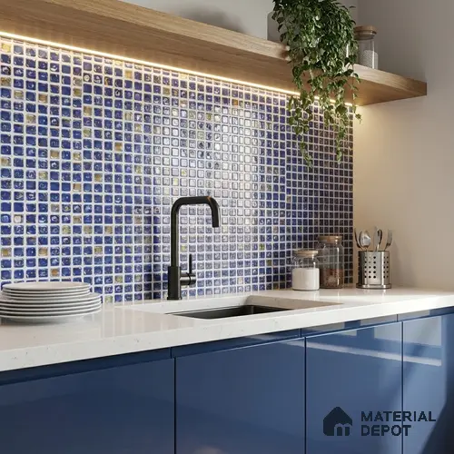 Mosaic Wall Tile TL 07180 E Penny Cosmo Syros 1 ft x 1 ft Glossy Finish Ceramic Tile - 10 mm