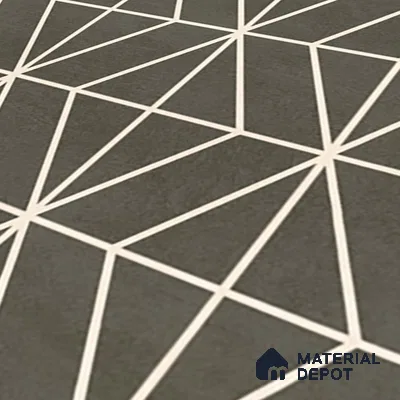Moroccan Wall & Floor Tile TL 07261 Trend Cedar Decor 6001 200 mm x 200 mm Matte Finish Vitrified Tile - 8 mm | 4 Random Design | Suitable For living Room, Bedroom, Kitchen | Please Expect a Slight Variation of Pattern