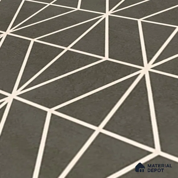 Moroccan Wall & Floor Tile TL 07261 Trend Cedar Decor 6001 200 mm x 200 mm Matte Finish Vitrified Tile - 8 mm | 4 Random Design | Suitable For living Room, Bedroom, Kitchen | Please Expect a Slight Variation of Pattern