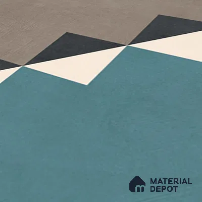 Moroccan Wall & Floor Tile TL 07270 Trend Late Decor 5008 200 mm x 200 mm Matte Finish Vitrified Tile - 8 mm | 4 Random Design | Suitable For living Room, Bedroom, Kitchen | Please Expect a Slight Variation of Pattern