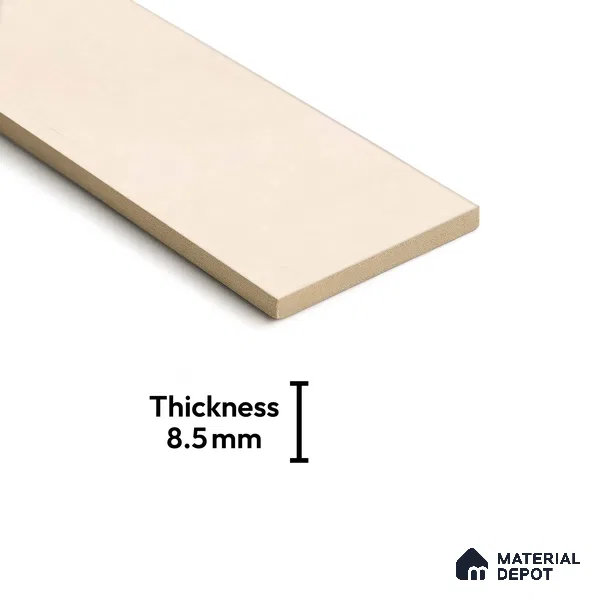 Subway Matte Finish Beige Vitrified Wall Tile | TL 07363 B 12 inch x 3 inch - 8.5 mm | Suitable For Bathroom, Kitchen Backsplash & Restaurant