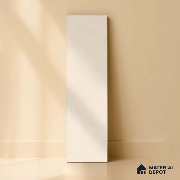 Subway Matte Finish Beige Vitrified Wall Tile | TL 07363 B 12 inch x 3 inch - 8.5 mm | Suitable For Bathroom, Kitchen Backsplash & Restaurant