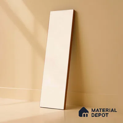 Subway Matte Finish Beige Vitrified Wall Tile | TL 07363 B 12 inch x 3 inch - 8.5 mm | Suitable For Bathroom, Kitchen Backsplash & Restaurant