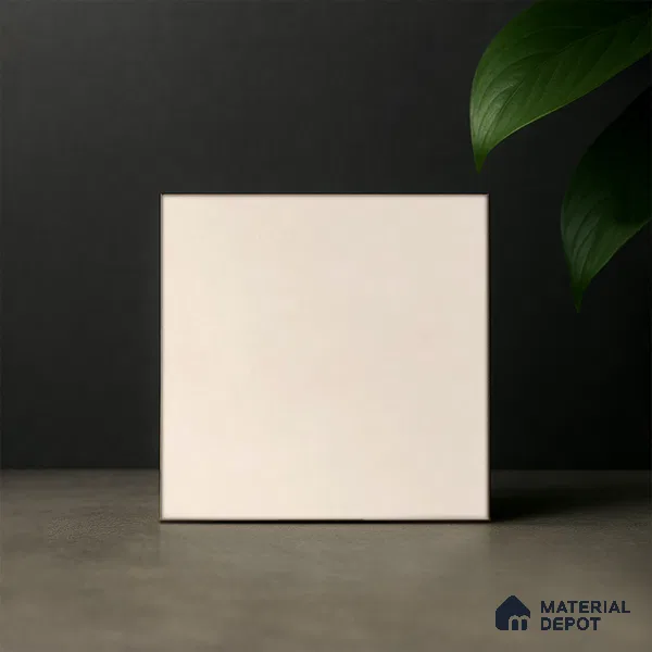 Subway Wall & Floor Matte Finish Beige Vitrified Tile | TL 07363 8 inch x 8 inch - 8 mm | Suitable For Bathroom, Kitchen Backsplash & Restaurant