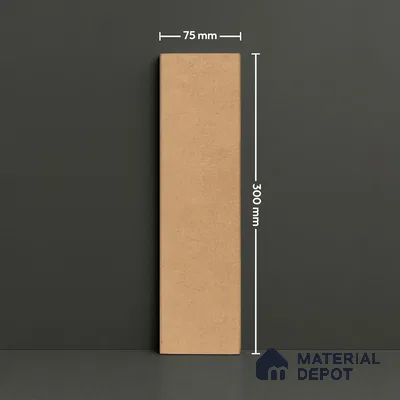 Subway Matte Finish Gold Vitrified Wall Tile | TL 07364 B 12 inch x 3 inch - 8.5 mm | Suitable For Bathroom, Kitchen Backsplash & Restaurant