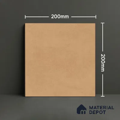 Subway Wall & Floor Tile TL 07364 Trend Gold 200 mm x 200 mm Matte Finish Vitrified Tile - 8 mm | 4 Random Design | Suitable For Kitchen, Bathroom, Balcony | Please Expect a Slight Variation of Pattern