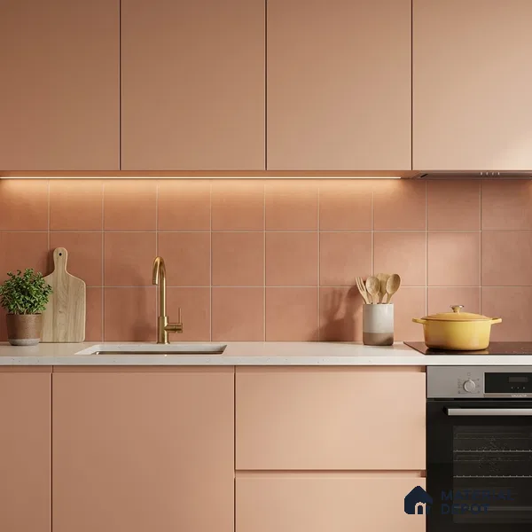 Subway Wall & Floor Tile TL 07365 Trend Terra 200 mm x 200 mm Matte Finish Vitrified Tile - 8 mm | 4 Random Design | Suitable For living Room, Bedroom, Kitchen | Please Expect a Slight Variation of Pattern (Sample)