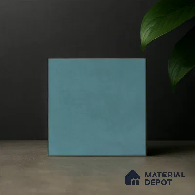 Subway Wall & Floor Matte Finish Green Vitrified Tile | TL 07367 8 inch x 8 inch - 8 mm | Suitable For Bathroom, Kitchen Backsplash & Restaurant