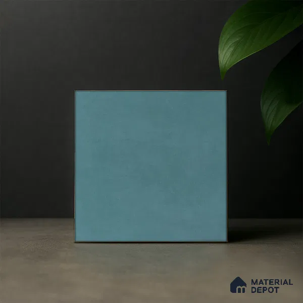Subway Wall & Floor Matte Finish Green Vitrified Tile | TL 07367 8 inch x 8 inch - 8 mm | Suitable For Bathroom, Kitchen Backsplash & Restaurant