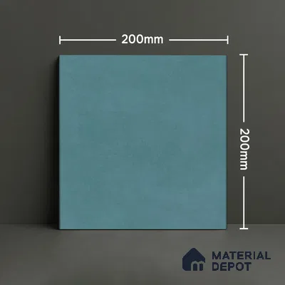 Subway Wall & Floor Matte Finish Green Vitrified Tile | TL 07367 8 inch x 8 inch - 8 mm | Suitable For Bathroom, Kitchen Backsplash & Restaurant
