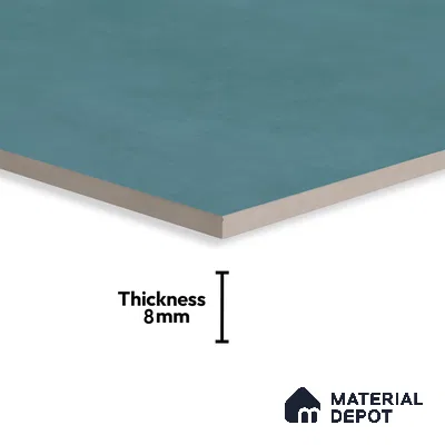 Subway Wall & Floor Matte Finish Green Vitrified Tile | TL 07367 8 inch x 8 inch - 8 mm | Suitable For Bathroom, Kitchen Backsplash & Restaurant