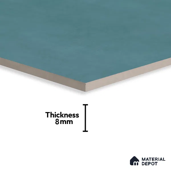 Subway Wall & Floor Matte Finish Green Vitrified Tile | TL 07367 8 inch x 8 inch - 8 mm | Suitable For Bathroom, Kitchen Backsplash & Restaurant