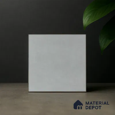 Subway Wall & Floor Matte Finish Silver Vitrified Tile | TL 07368 8 inch x 8 inch - 8 mm | Suitable For Bathroom, Kitchen Backsplash & Restaurant