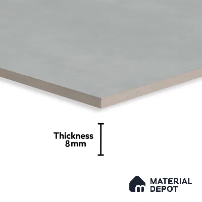 Subway Wall & Floor Matte Finish Silver Vitrified Tile | TL 07368 8 inch x 8 inch - 8 mm | Suitable For Bathroom, Kitchen Backsplash & Restaurant