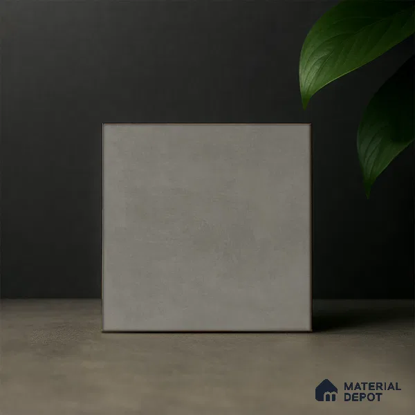 Subway Wall & Floor Matte Finish Grey Vitrified Tile | TL 07369 8 inch x 8 inch - 8 mm | Suitable For Bathroom, Kitchen Backsplash & Restaurant