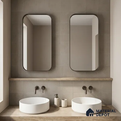 Subway Wall & Floor Tile TL 07370 Trend Harvest 200 mm x 200 mm Matte Finish Vitrified Tile - 8 mm | 4 Random Design | Suitable For Kitchen, Bathroom, Dining Area | Please Expect a Slight Variation of Pattern