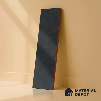 Subway Matte Finish Black Vitrified Wall Tile | TL 07371 B 12 inch x 3 inch - 8.5 mm | Suitable For Bathroom, Kitchen Backsplash & Restaurant