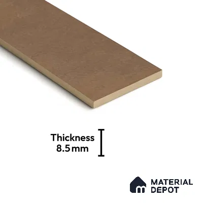 Subway Matte Finish Brown Vitrified Wall Tile | TL 07372 B 12 inch x 3 inch - 8.5 mm | Suitable For Bathroom, Kitchen Backsplash & Restaurant