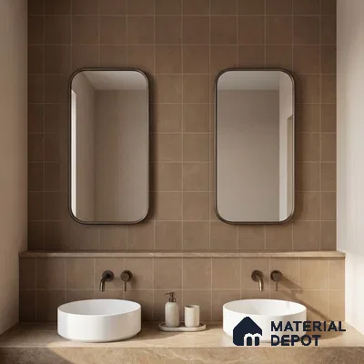 Subway Wall & Floor Tile TL 07372 Trend Sark 200 mm x 200 mm Matte Finish Vitrified Tile - 8 mm | 4 Random Design | Suitable For living Room, Bedroom, Kitchen | Please Expect a Slight Variation of Pattern