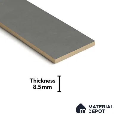 Subway Matte Finish Grey Vitrified Wall Tile | TL 07375 B 12 inch x 3 inch - 8.5 mm | Suitable For Bathroom, Kitchen Backsplash & Restaurant
