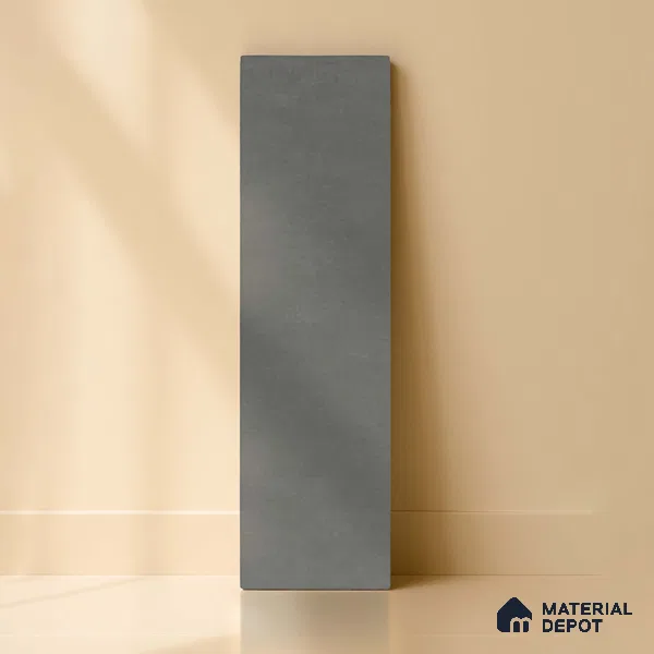 Subway Matte Finish Grey Vitrified Wall Tile | TL 07375 B 12 inch x 3 inch - 8.5 mm | Suitable For Bathroom, Kitchen Backsplash & Restaurant
