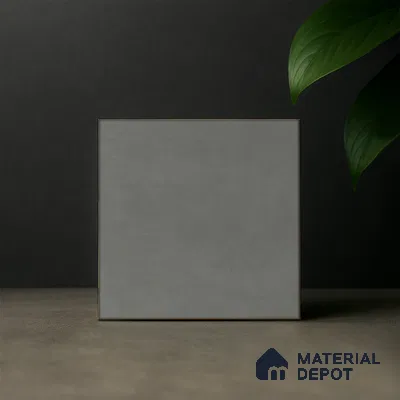 Subway Wall & Floor Matte Finish Grey Vitrified Tile | TL 07375 8 inch x 8 inch - 8 mm | Suitable For Bathroom, Kitchen Backsplash & Restaurant