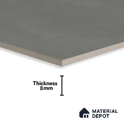 Subway Wall & Floor Matte Finish Grey Vitrified Tile | TL 07375 8 inch x 8 inch - 8 mm | Suitable For Bathroom, Kitchen Backsplash & Restaurant