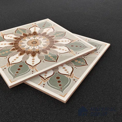Moroccan Wall & Floor Tile TL 07379 Glito Pista 2 ft x 2 ft Matte Finish Vitrified Tile - 9 mm | Suitable For Kitchen, Accent/Feature Wall, Dining Area | Please Expect a Slight Variation of Pattern | Random Designs