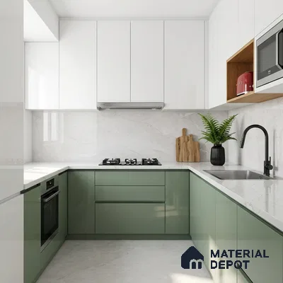 Marble Wall & Floor Tile TL 07388 Claros Grey 4 ft x 2 ft Glossy Finish Vitrified Tile - 9 mm | 4 Random Design | Suitable For living Room, Bedroom, Kitchen (Sample)