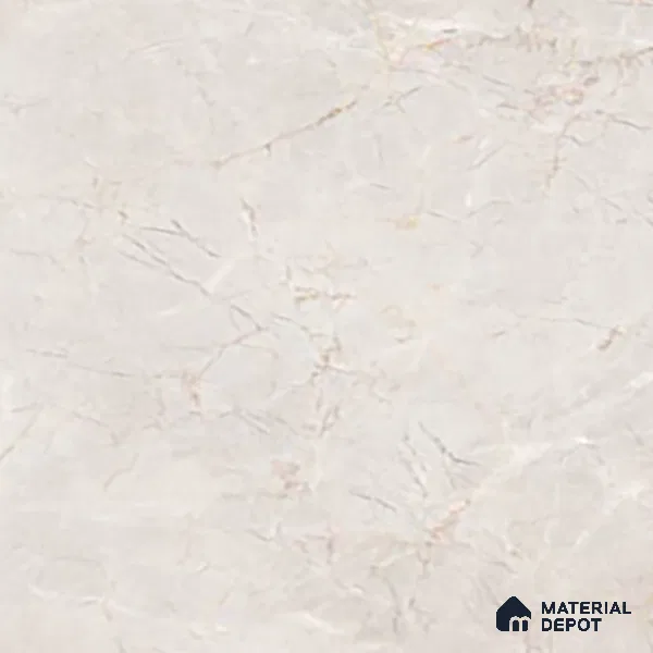 Marble Tundra Grey Wall & Floor Tile TL 07391 Light Grey 4 ft x 2 ft Matte Finish Vitrified Tile - 9 mm | Suitable For Living Room, Bedroom, Kitchen
