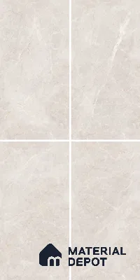 Marble Tundra Grey Wall & Floor Tile TL 07391 Light Grey 4 ft x 2 ft Matte Finish Vitrified Tile - 9 mm | Suitable For Living Room, Bedroom, Kitchen