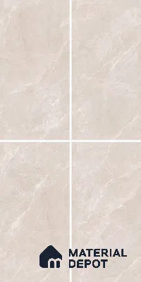 Marble Crema Marfil Wall & Floor Tile TL 07394 Mushroom Beige 4 ft x 2 ft Matte Finish Vitrified Tile - 9 mm | Suitable For Living Room, Bedroom, Kitchen